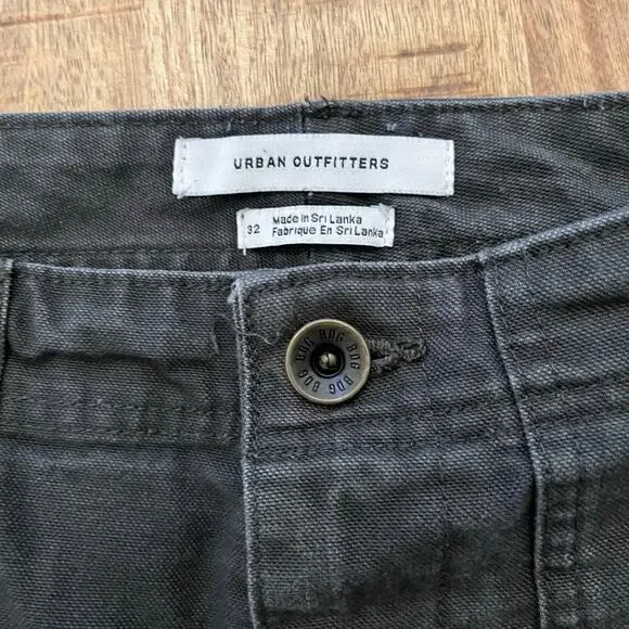 Urban Outfitters Canvas Utility Pants Mens 32x29 Carpenter Buckle Workwear Cargo - Picture 9 of 16